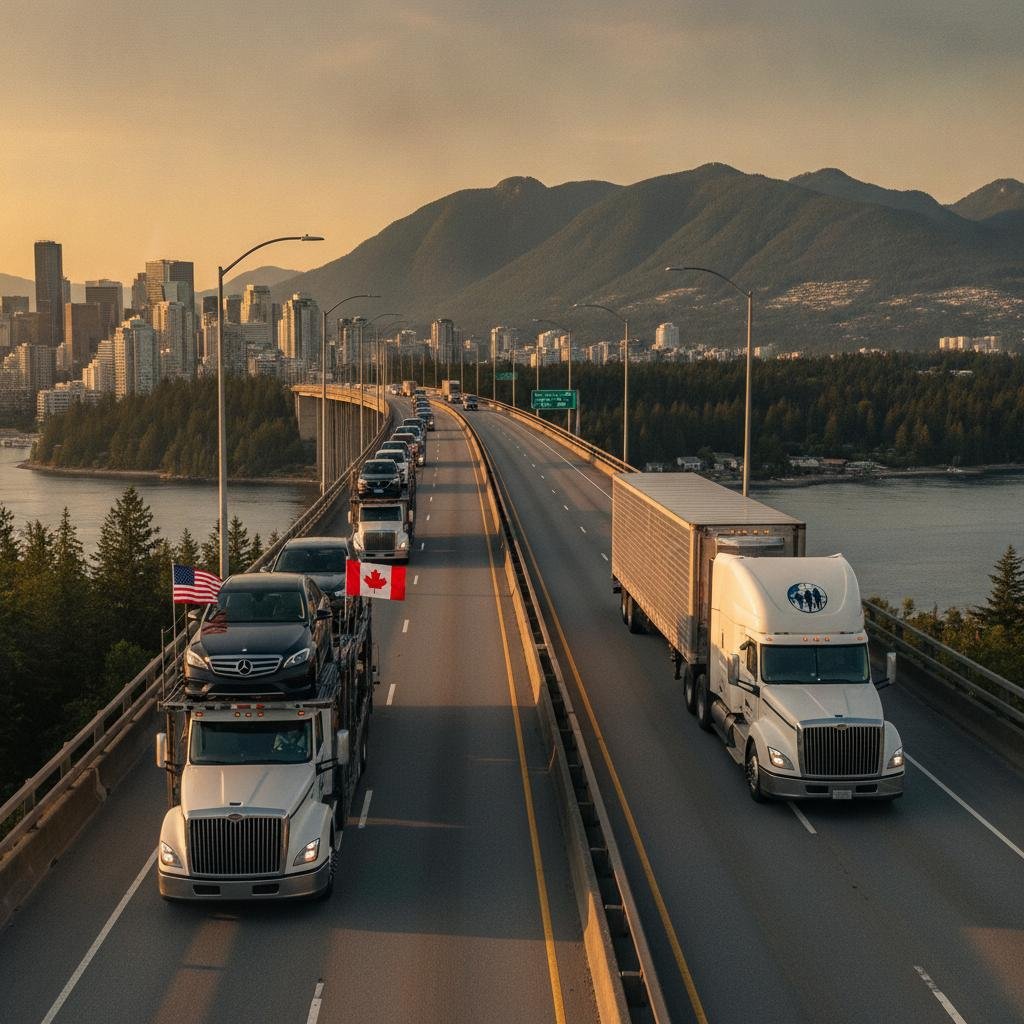 North Carolina to Manitoba military auto transport