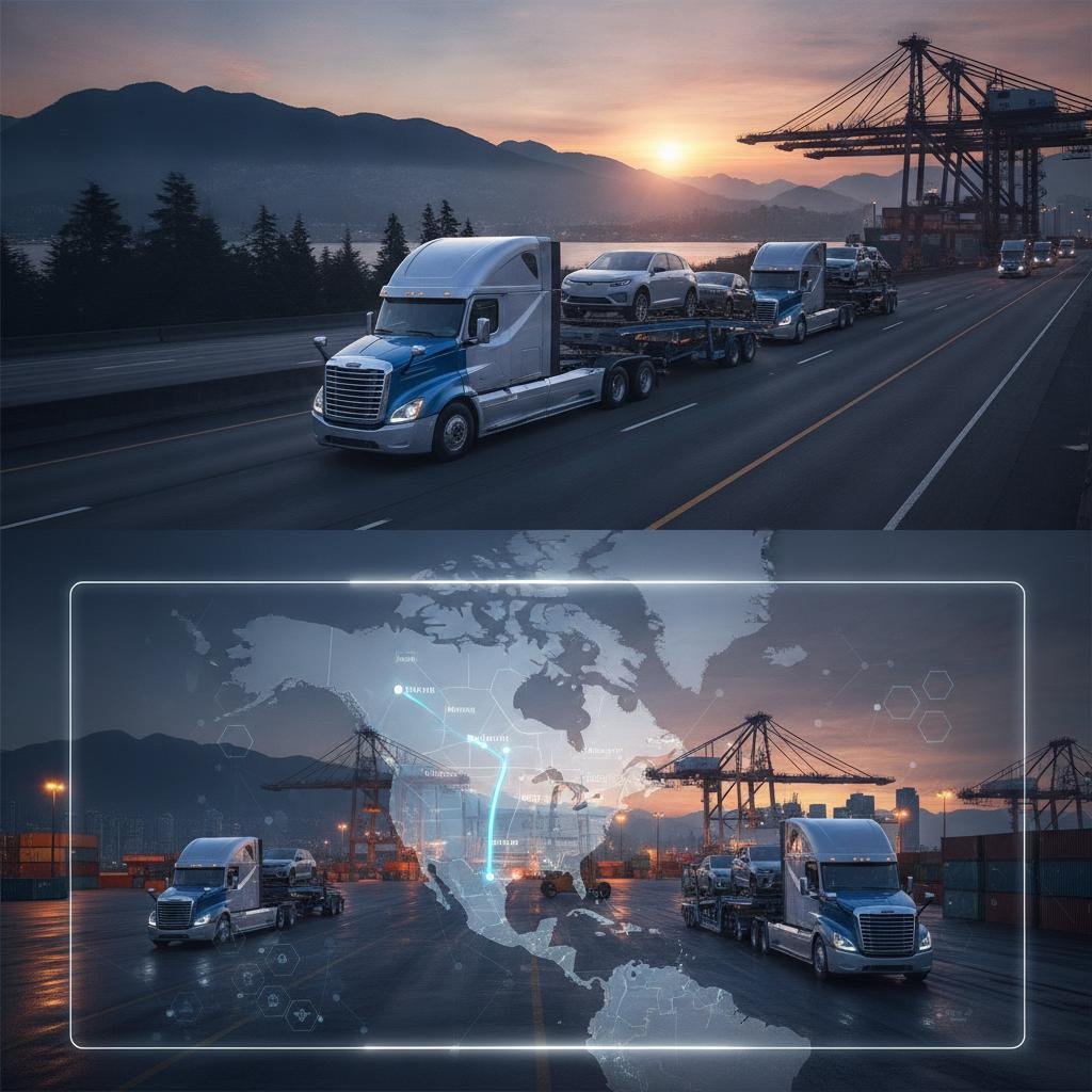 Port of New York and New Jersey to Montreal Quebec container drayage service
